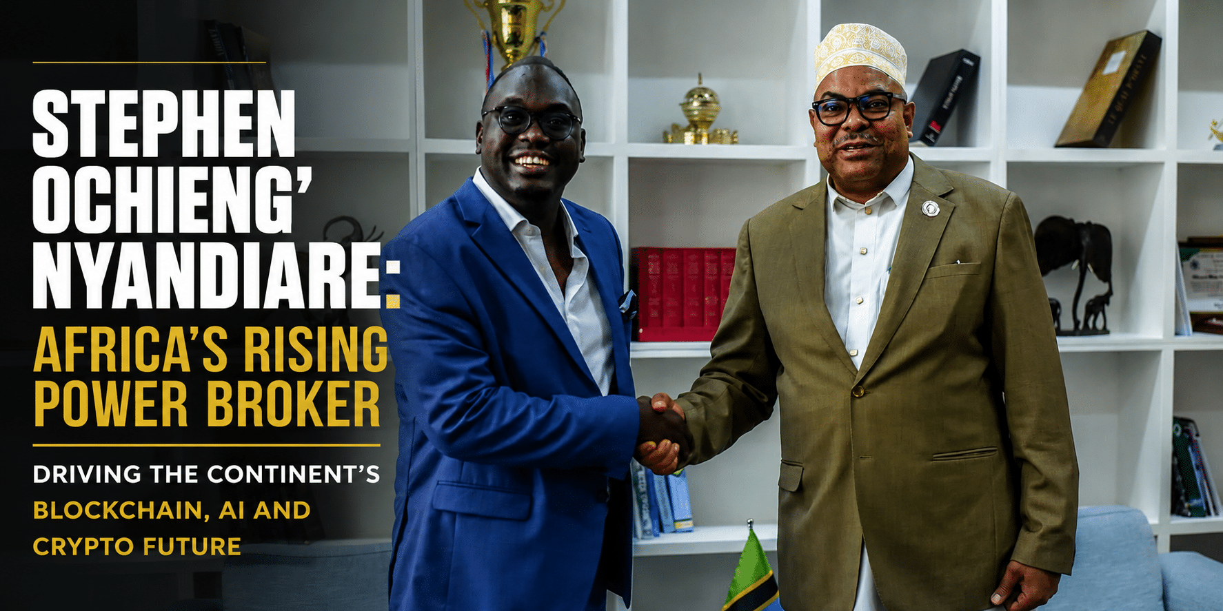 Stephen Ochieng’ Nyandiare, Africa’s rising power broker driving Blockchain, AI and crypto