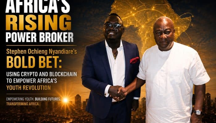 Stephen Ochieng Nyandiare advocating blockchain and crypto innovation for Africa’s youth