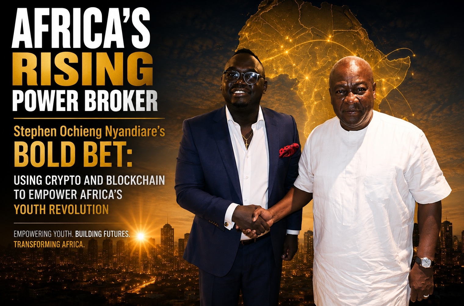 Stephen Ochieng Nyandiare advocating blockchain and crypto innovation for Africa’s youth